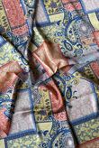 Paisley Tile Silky Blend Square Scarf Multi